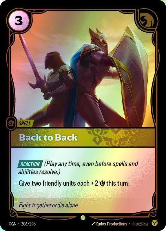 Back to Back (OGN) #206 [EN/F]