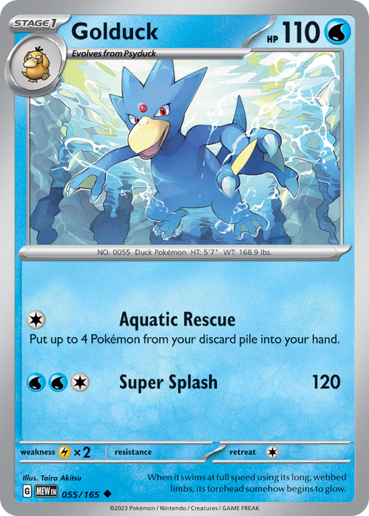 Golduck (MEW) #55 [EN/N]