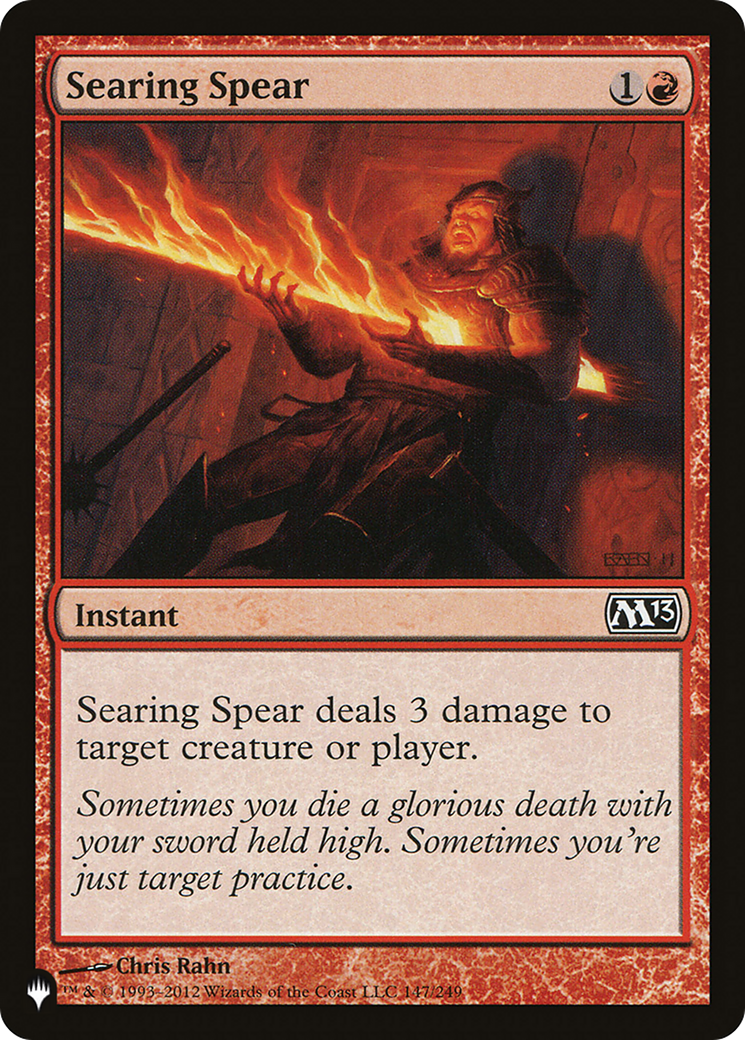 Searing Spear (PLST) #M13-147 [EN/N] s/o