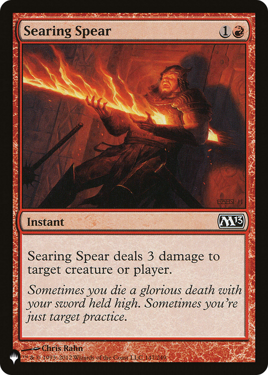 Searing Spear (PLST) #M13-147 [EN/N] s/o