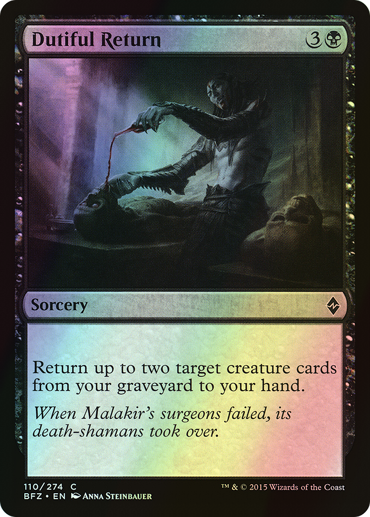 Dutiful Return (BFZ) #110 [EN/F]