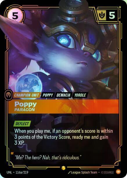 Poppy, Paragon (Alternate Art) (UNL) #116a [EN/F]