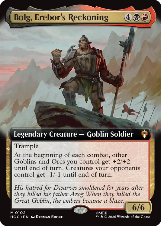 Bolg, Erebor's Reckoning (HOC) #102 [EN/N]