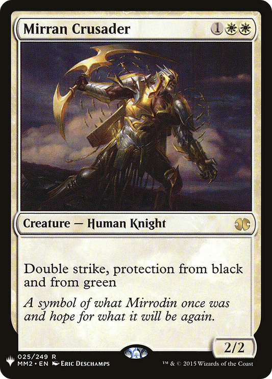 Mirran Crusader (PLST) #MM2-25 [EN/N] s/o