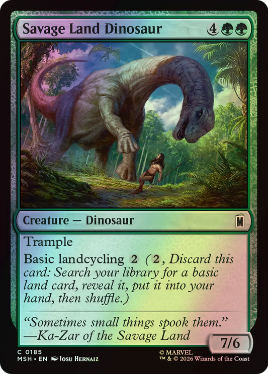 Savage Land Dinosaur (MSH) #185 [EN/F]