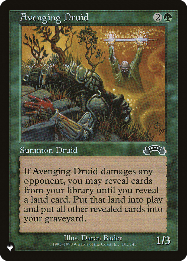 Avenging Druid (PLST) #EXO-105 [EN/N] s/o