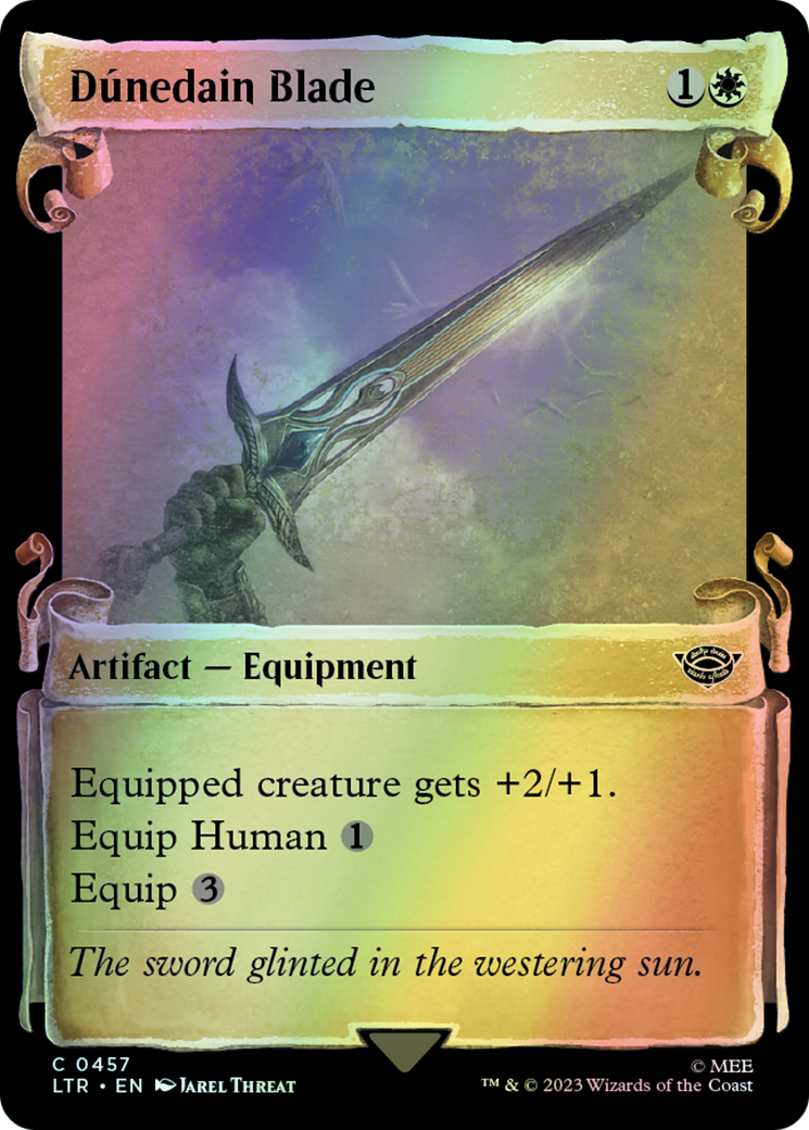 Dúnedain Blade - Silver Foil (LTR) #457 [EN/F]