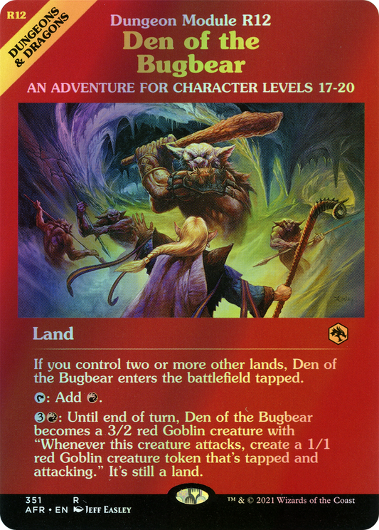 Den of the Bugbear (AFR) #351 [EN/F] s/o