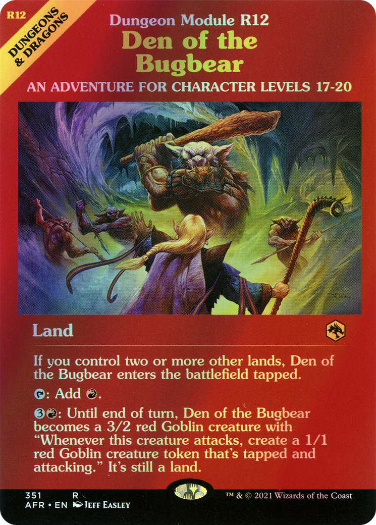 Den of the Bugbear (AFR) #351 [EN/F] s/o