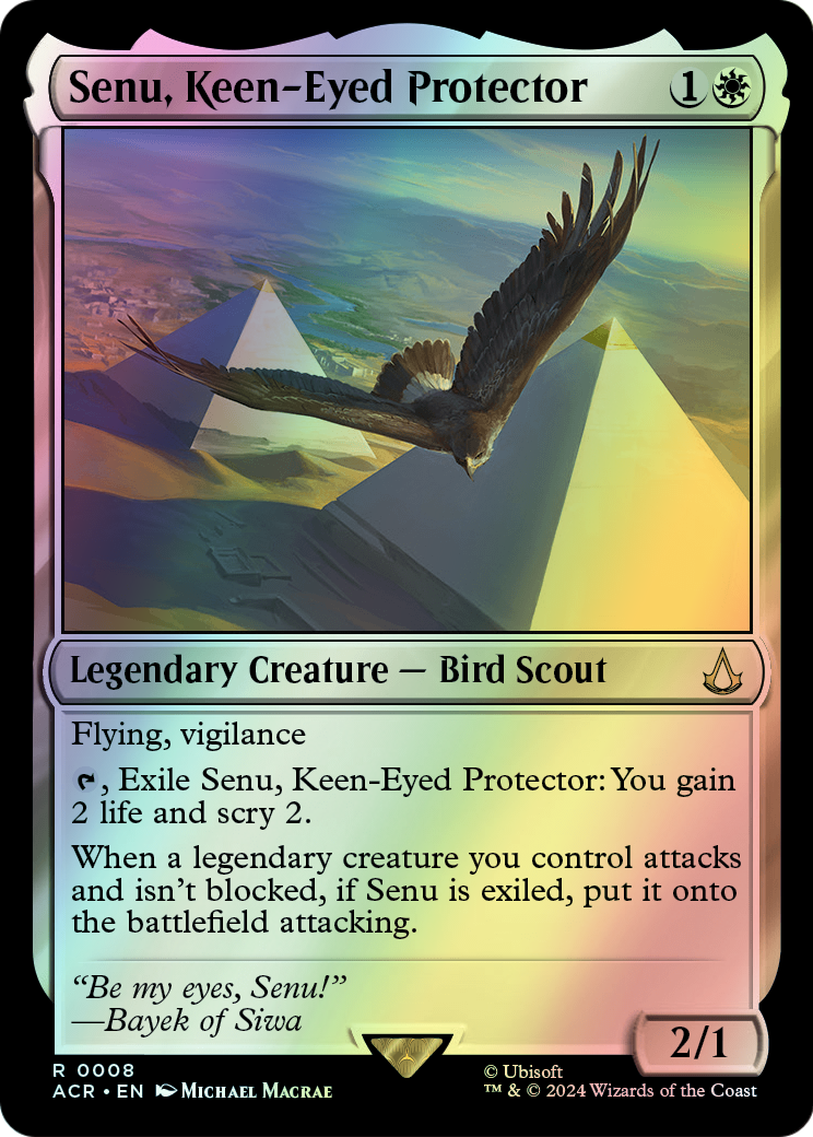 Senu, Keen-Eyed Protector (ACR) #8 [EN/F] s/o