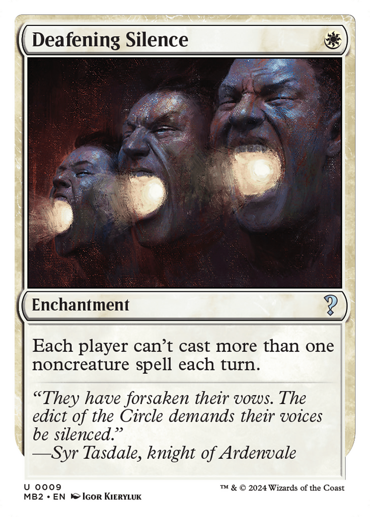 Deafening Silence (MB2) #9 [EN/N] s/o