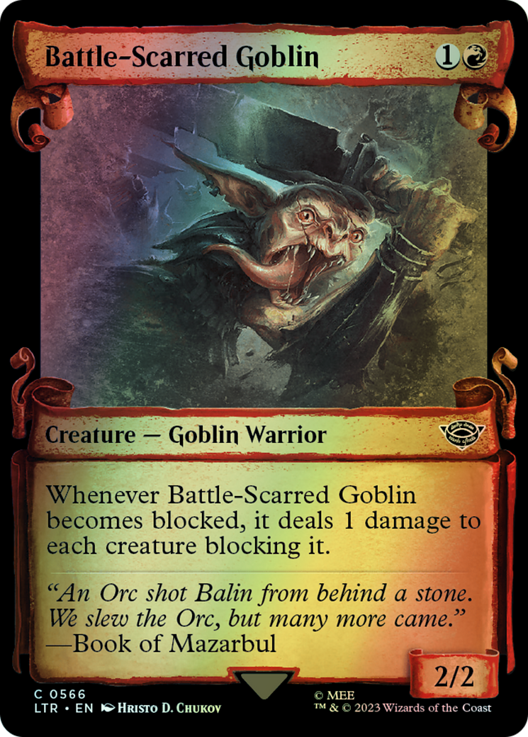 Battle-Scarred Goblin - Silver Foil (LTR) #566 [EN/F]
