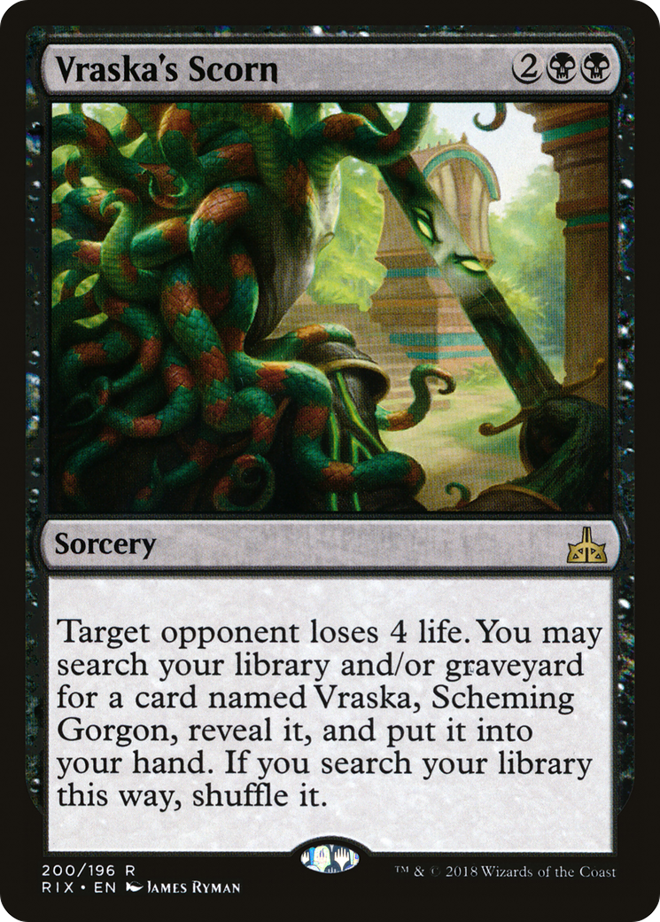 Vraska's Scorn (RIX) #200 [EN/N]