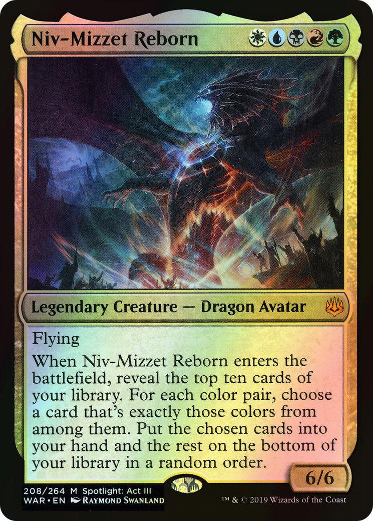 Niv-Mizzet Reborn (WAR) #208 [EN/F]