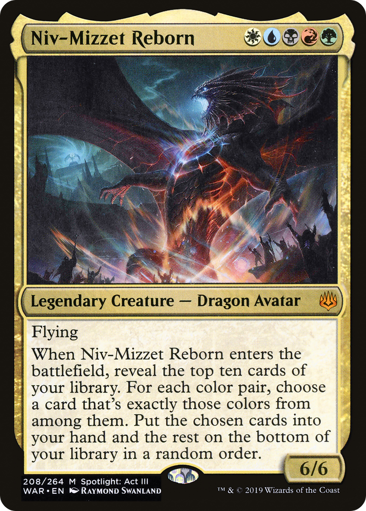 Niv-Mizzet Reborn (WAR) #208 [EN/N]