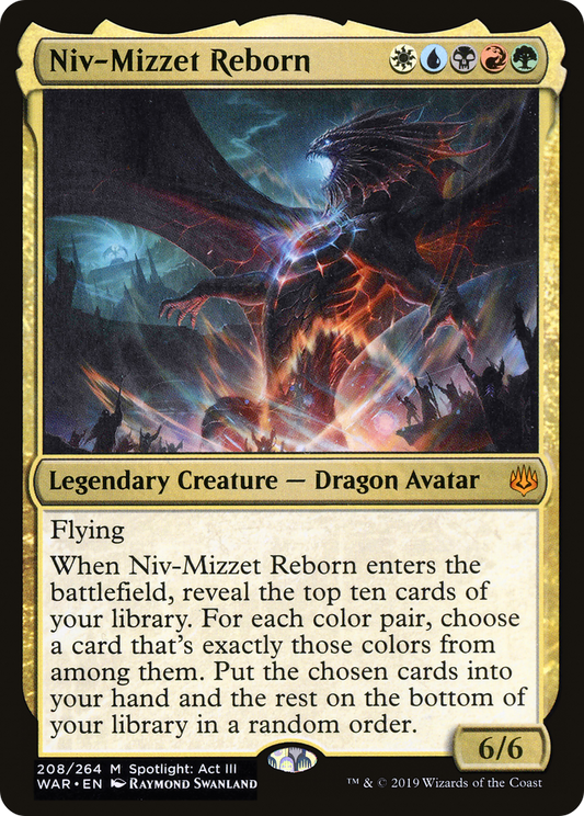 Niv-Mizzet Reborn (WAR) #208 [EN/N]