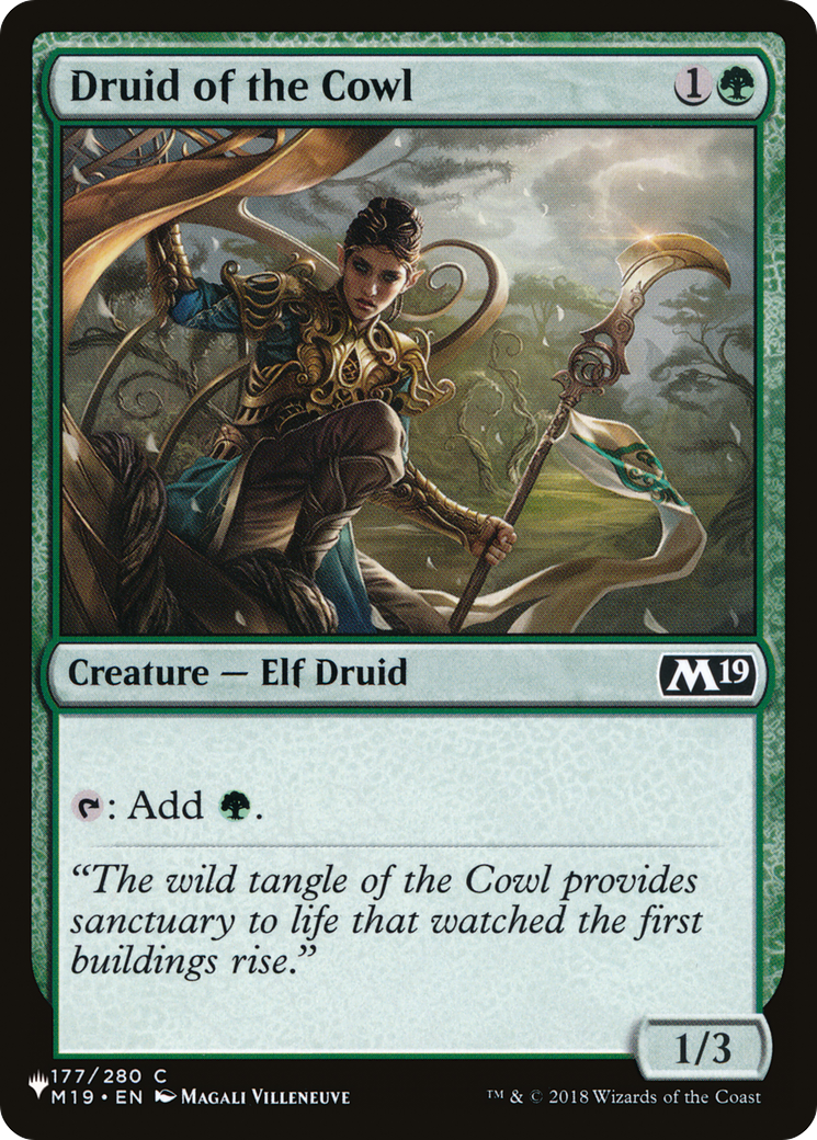 Druid of the Cowl (PLST) #M19-177 [EN/N]