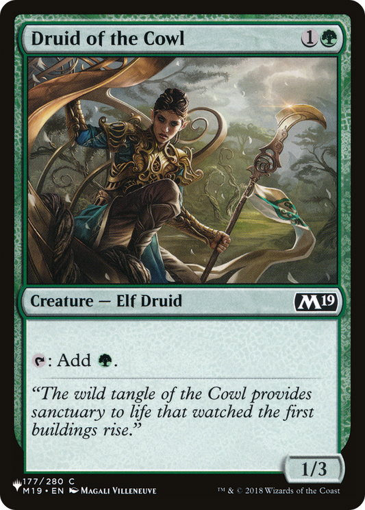 Druid of the Cowl (PLST) #M19-177 [EN/N]