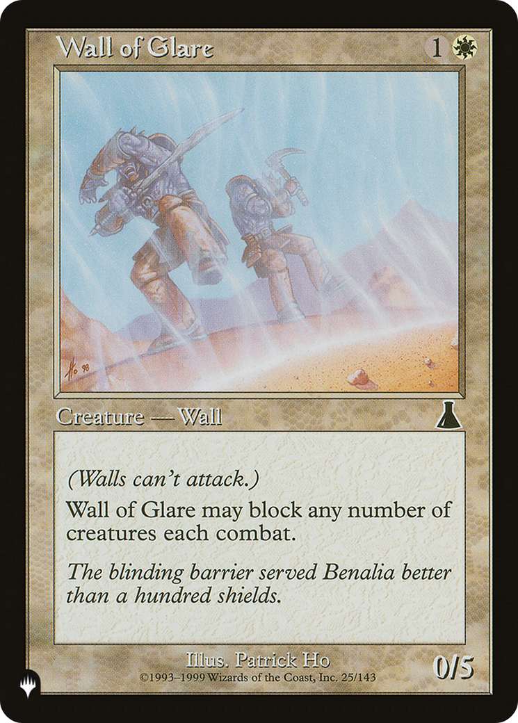 Wall of Glare (PLST) #UDS-25 [EN/N] s/o