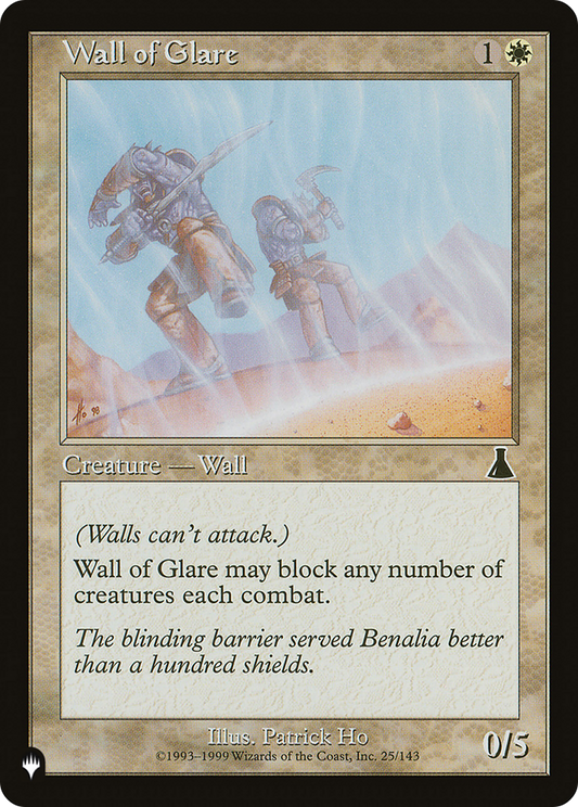 Wall of Glare (PLST) #UDS-25 [EN/N] s/o