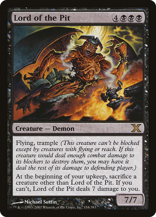 Lord of the Pit (10E) #154 [EN/N]