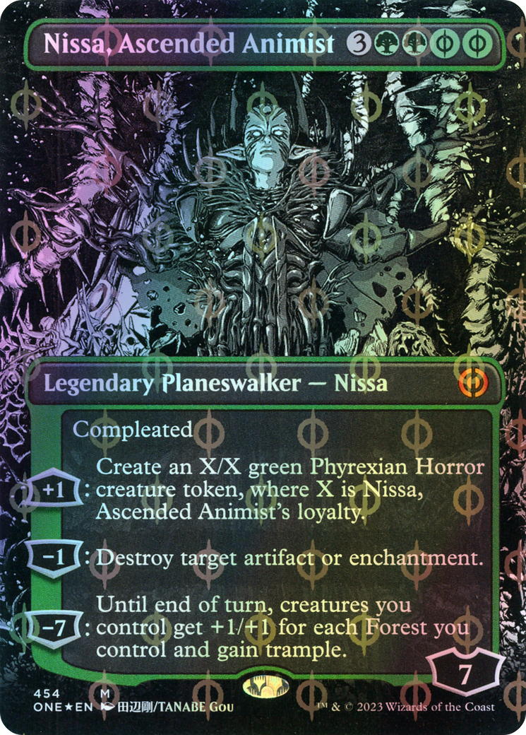 Nissa, Ascended Animist (ONE) #454 [EN/F] s/o
