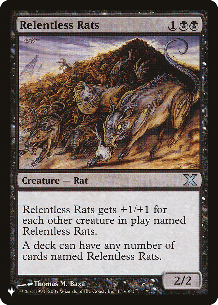 Relentless Rats (PLST) #10E-173 [EN/N] s/o