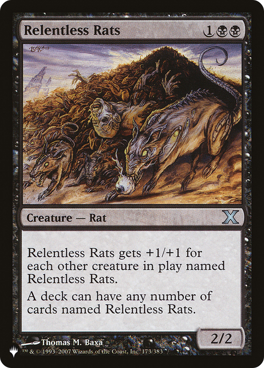 Relentless Rats (PLST) #10E-173 [EN/N] s/o