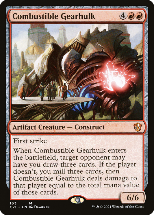 Combustible Gearhulk (C21) #163 [EN/N] s/o