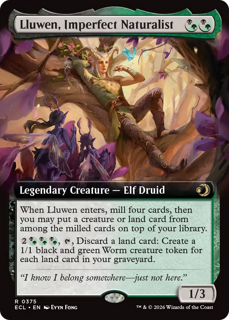Lluwen, Imperfect Naturalist (ECL) #375 [EN/N] s/o