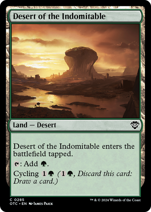 Desert of the Indomitable (OTC) #285 [EN/N] s/o