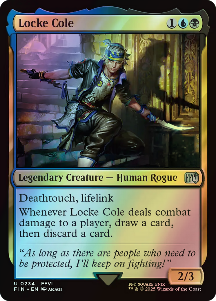 Locke Cole (FIN) #234 [EN/F] s/o