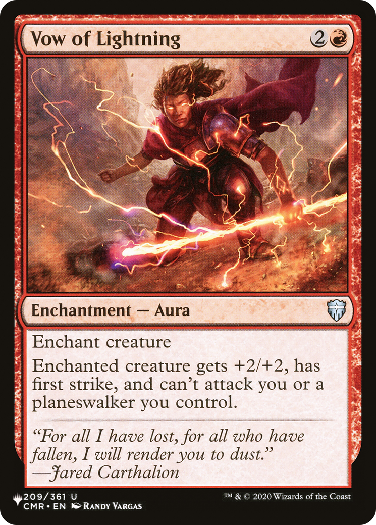 Vow of Lightning (PLST) #CMR-209 [EN/N]
