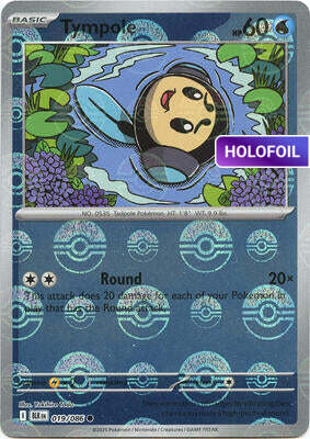 Tympole (Poke Ball Pattern) (BLK) #019_V3 [EN/H]