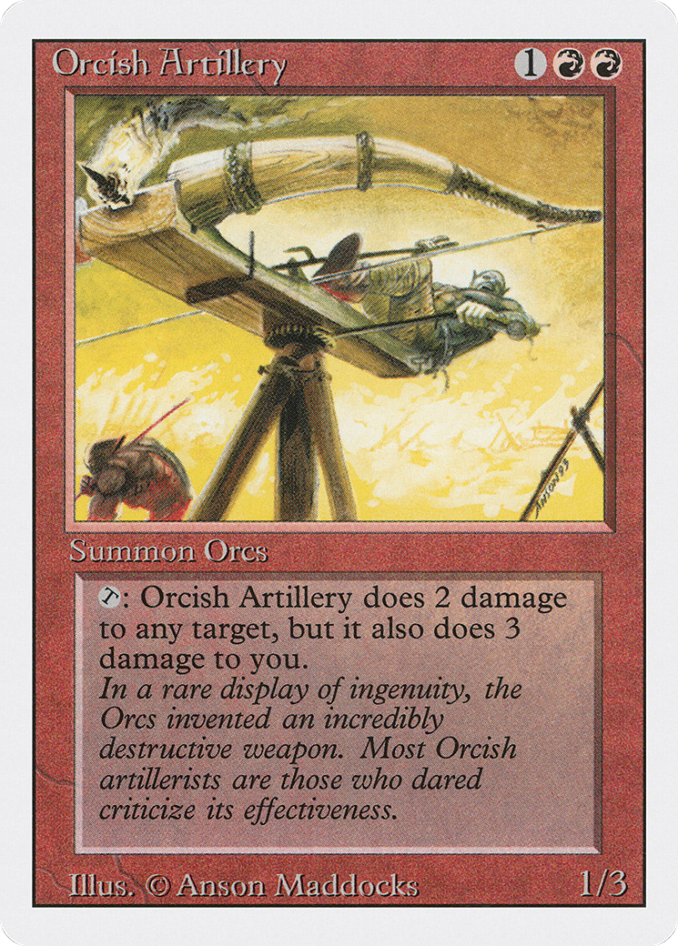 Orcish Artillery (3ED) #168 [EN/N]
