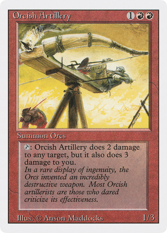 Orcish Artillery (3ED) #168 [EN/N]