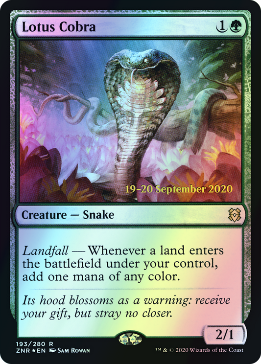 Lotus Cobra (PZNR) #193s [EN/F] s/o