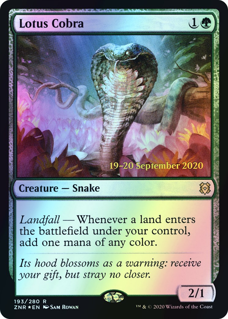 Lotus Cobra (PZNR) #193s [EN/F] s/o