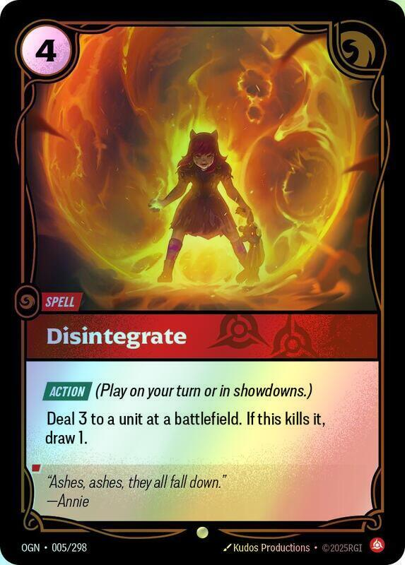 Disintegrate (OGN) #005 [EN/F]