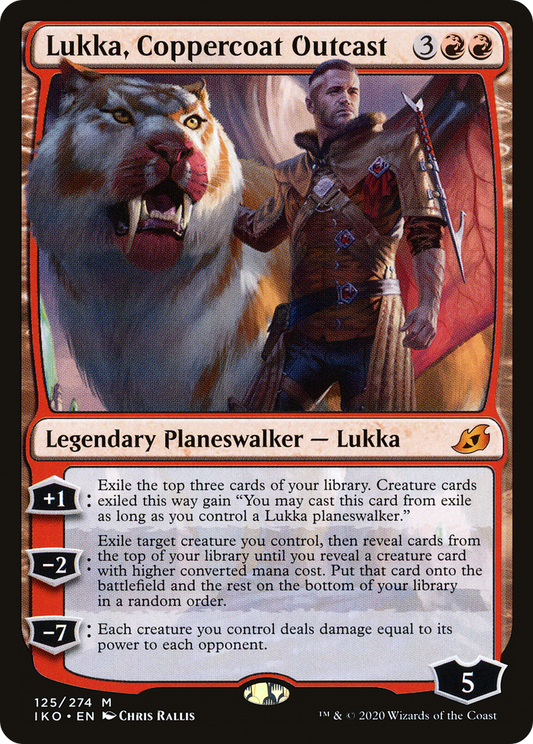 Lukka, Coppercoat Outcast (IKO) #125 [EN/N] s/o