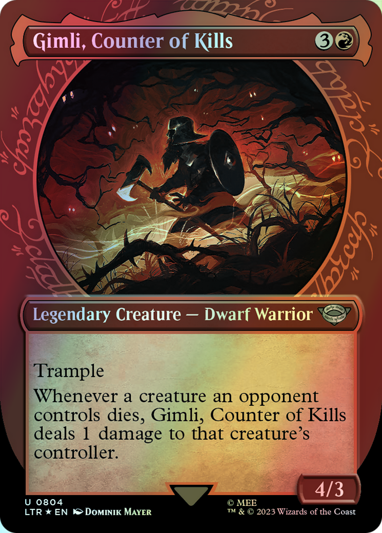 Gimli, Counter of Kills - Surge Foil (LTR) #804 [EN/F] s/o