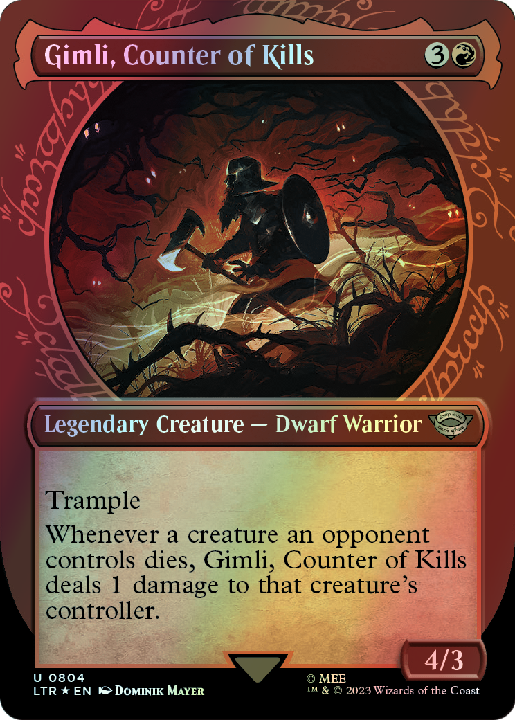 Gimli, Counter of Kills - Surge Foil (LTR) #804 [EN/F] s/o