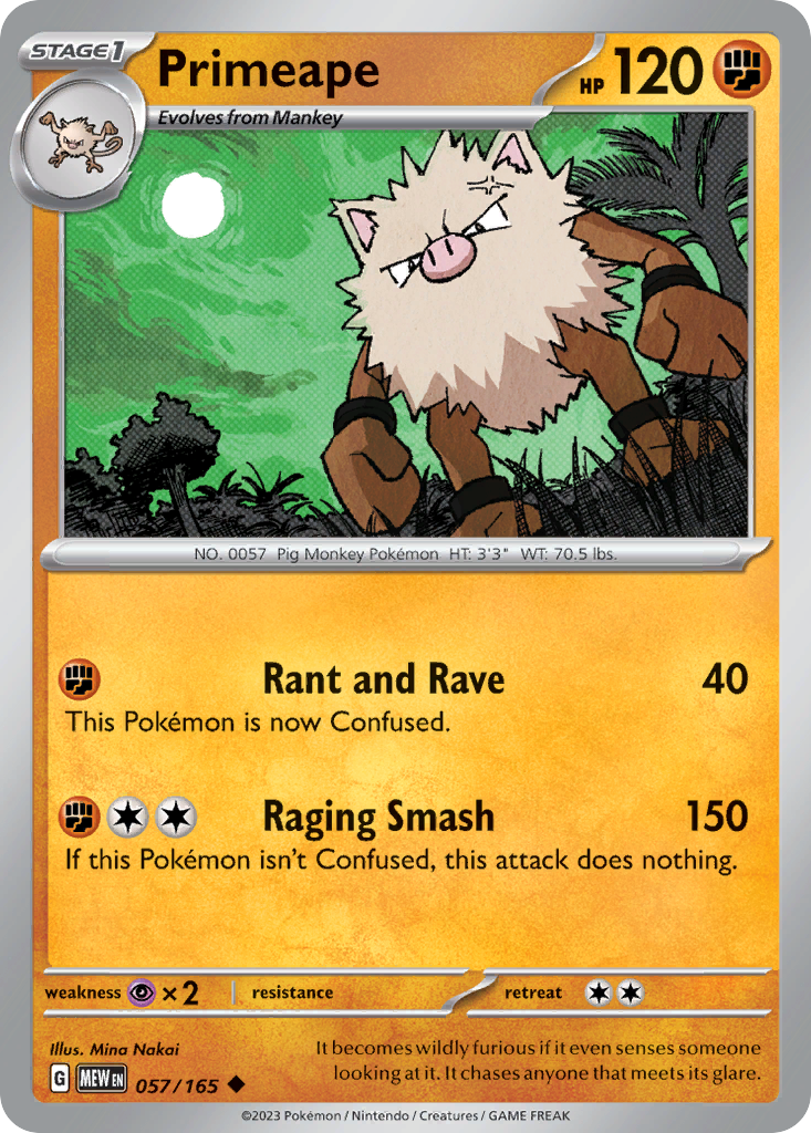 Primeape (MEW) #057 [EN/N]