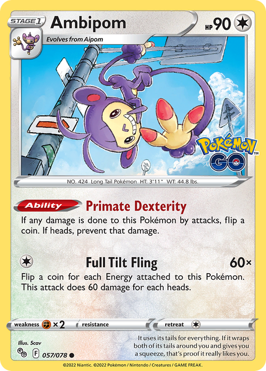 Ambipom (PGO) #057 [EN/N] s/o