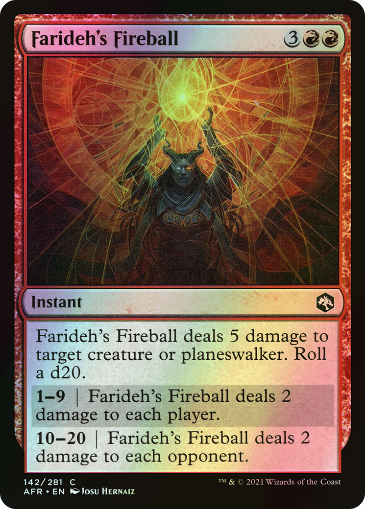 Farideh's Fireball (AFR) #142 [EN/F]