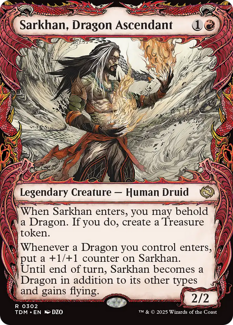 Sarkhan, Dragon Ascendant (TDM) #302 [EN/N]