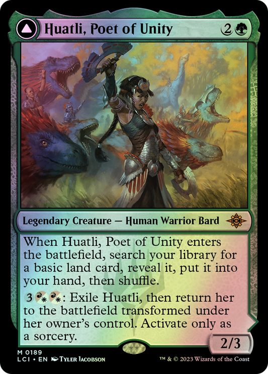 Huatli, Poet of Unity // Roar of the Fifth People (LCI) #189 [EN/F]