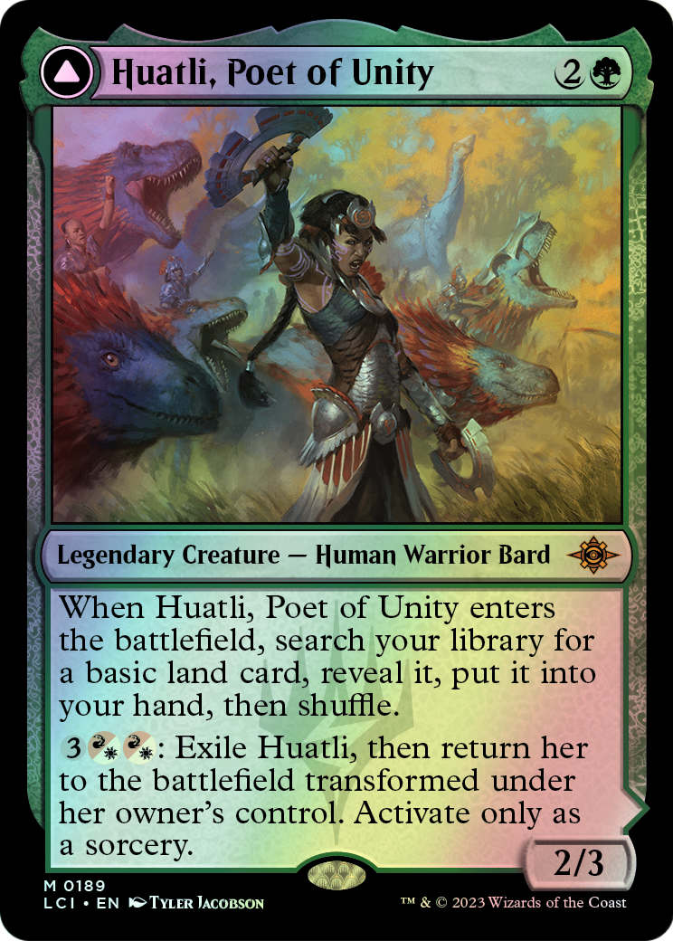 Huatli, Poet of Unity // Roar of the Fifth People (LCI) #189 [EN/F]