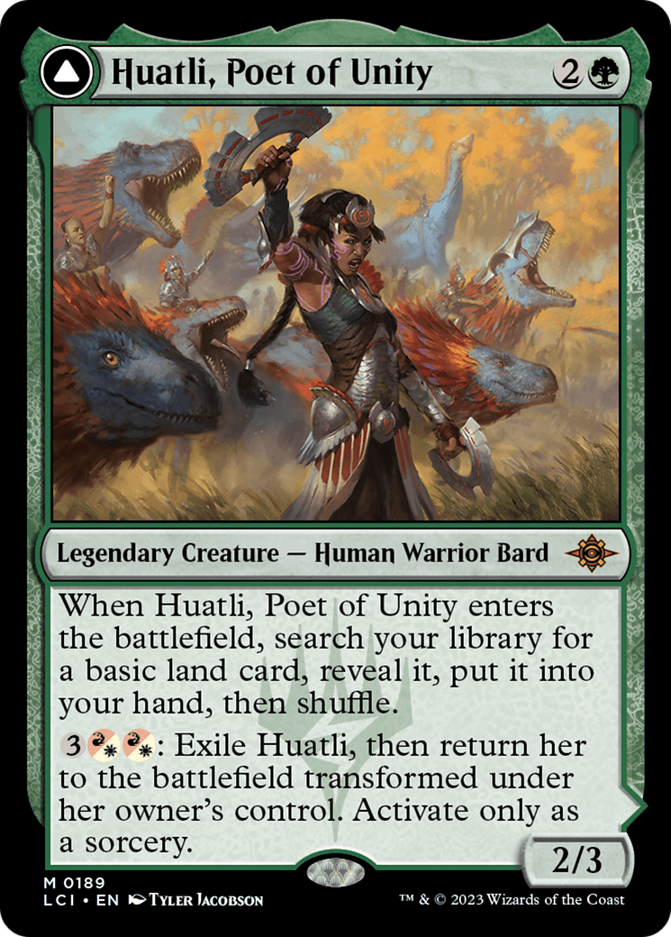 Huatli, Poet of Unity // Roar of the Fifth People (LCI) #189 [EN/N]