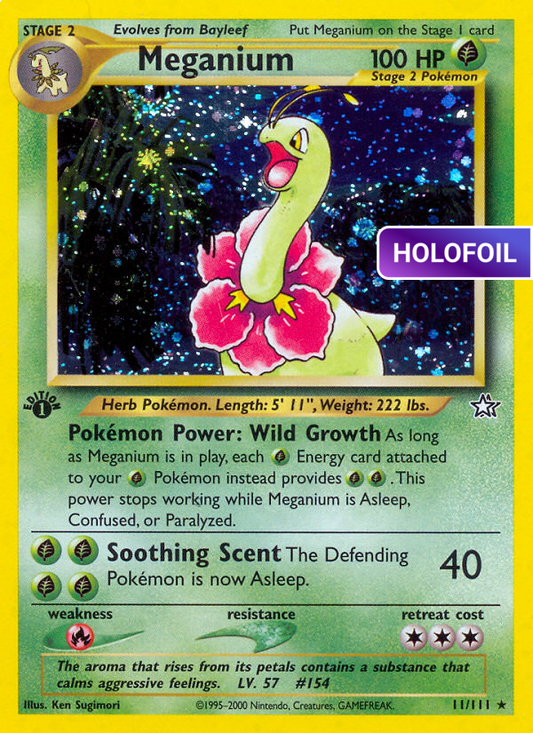 Meganium (11) (N1) #011 [EN/1EH]
